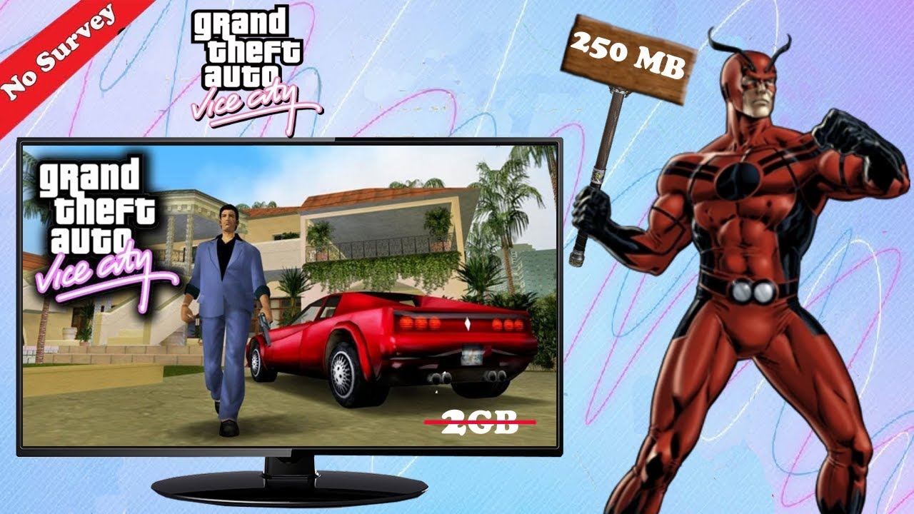 gta vice city highly compressed 100mb for pc